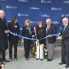 School dignitaries officially open the Golden Eagle Student Union with a ribbon-cutting ceremony Tuesday morning.